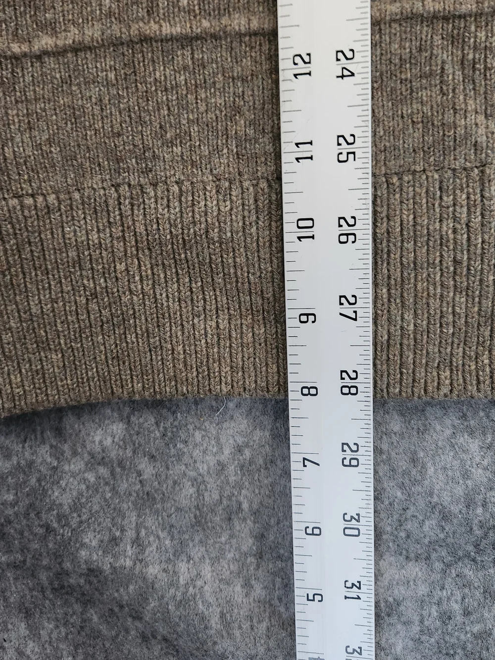 Uniqlo 100% Wool Knit Sweater Men's XL Brown Heavyweight Textured Striped Cozy